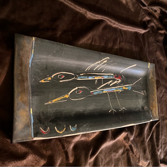 Painted dish/tray - Picture 2 of 3